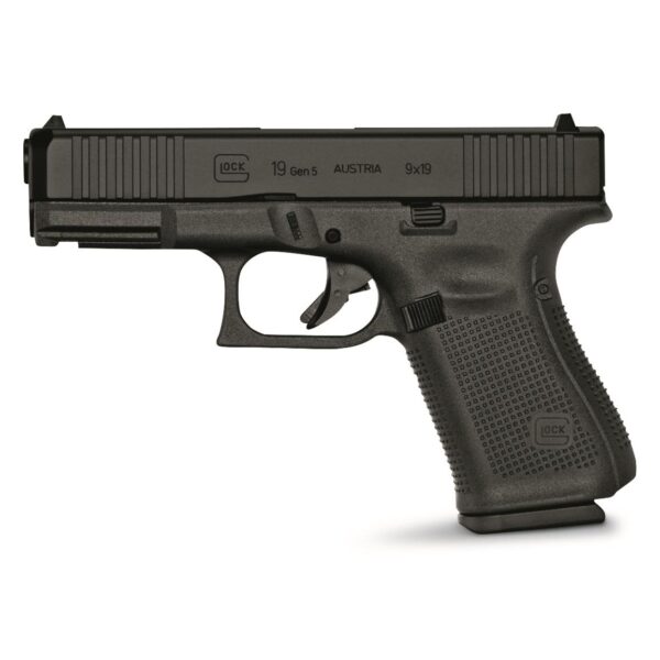 715341_ts-600x600 Glock 19 Gen5, Semi-Automatic, 9mm, 4.02″ Barrel, 15+1 Rounds - Image 1